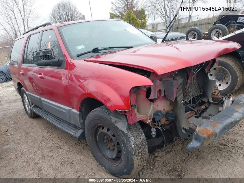 2005 Ford Expedition Xlt VIN: 1FMPU15545LA15020 Lot: 38910507