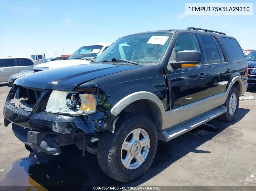 2005 Ford Expedition Eddie Bauer/King Ranch VIN: 1FMPU175X5LA29310 Lot: 39616463