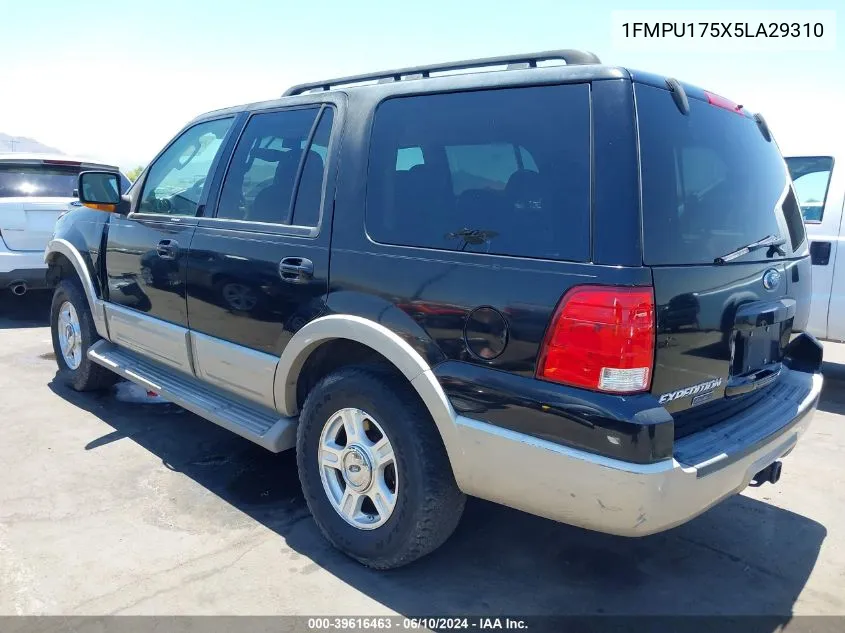 2005 Ford Expedition Eddie Bauer/King Ranch VIN: 1FMPU175X5LA29310 Lot: 39616463