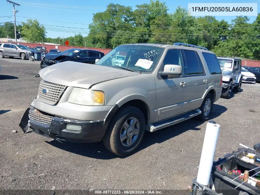 2005 Ford Expedition Limited VIN: 1FMFU20505LA60836 Lot: 39772223