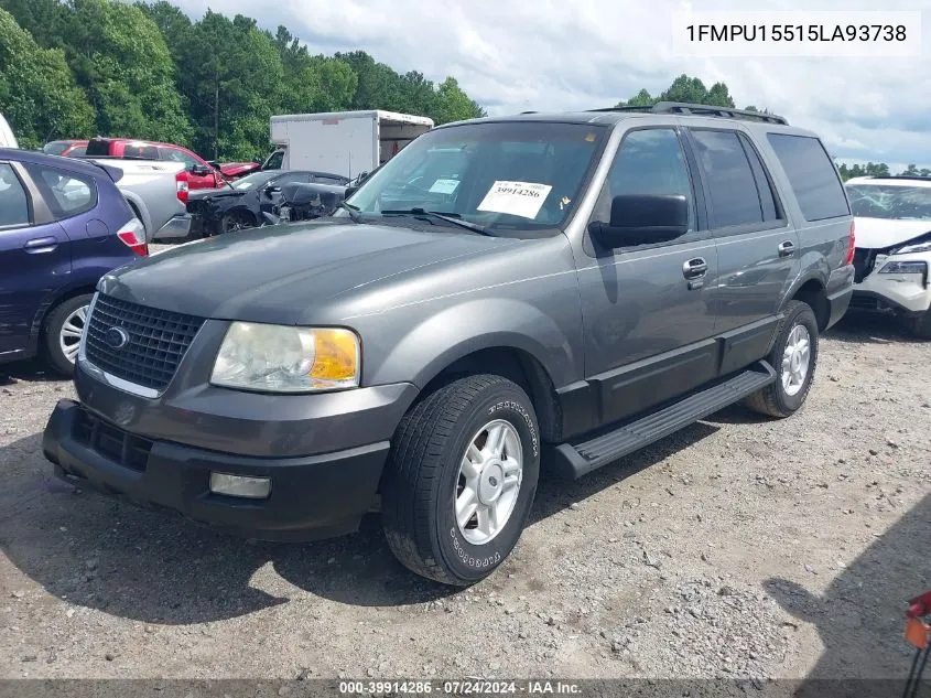 1FMPU15515LA93738 2005 Ford Expedition Xlt