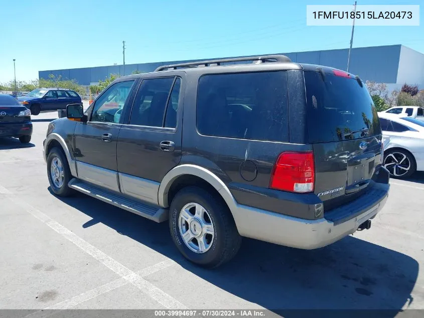 2005 Ford Expedition Eddie Bauer/King Ranch VIN: 1FMFU18515LA20473 Lot: 39994697