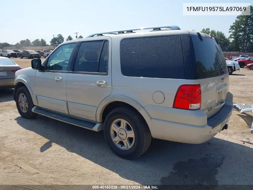 2005 Ford Expedition Limited VIN: 1FMFU19575LA97069 Lot: 40153228