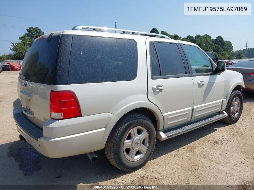 2005 Ford Expedition Limited VIN: 1FMFU19575LA97069 Lot: 40153228