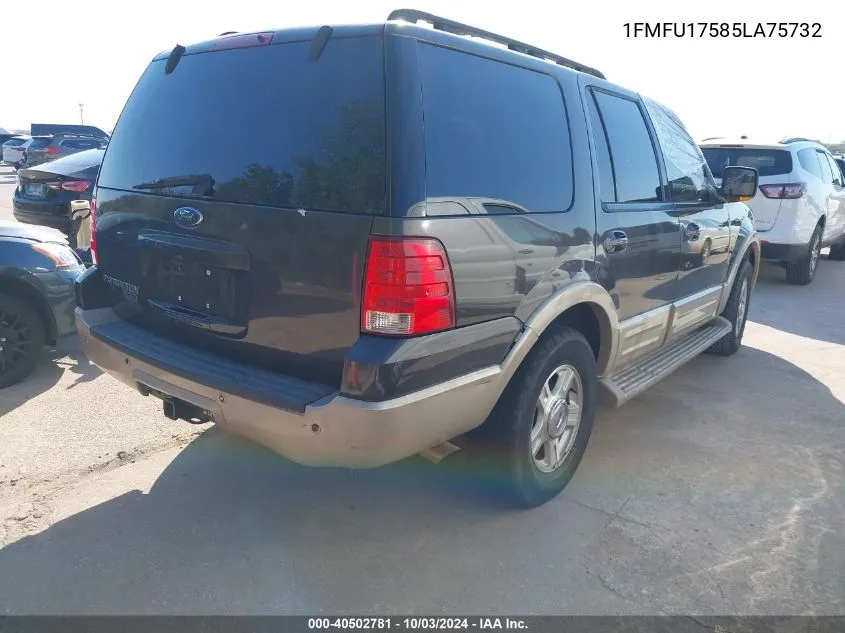 2005 Ford Expedition Eddie Bauer/King Ranch VIN: 1FMFU17585LA75732 Lot: 40502781