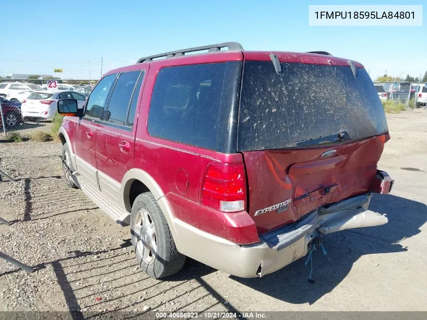 2005 Ford Expedition Eddie Bauer/King Ranch VIN: 1FMPU18595LA84801 Lot: 40656823