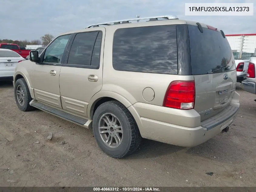 2005 Ford Expedition Limited VIN: 1FMFU205X5LA12373 Lot: 40663312