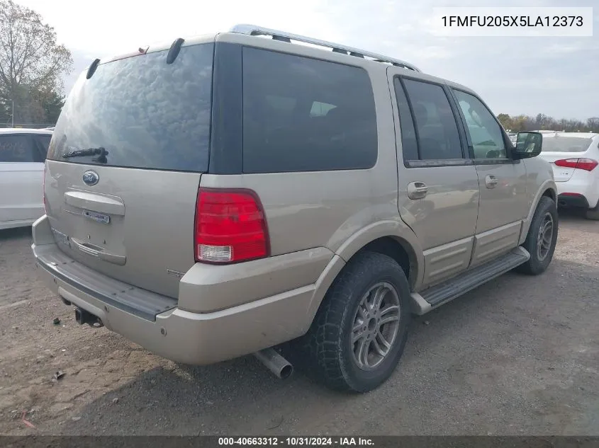 2005 Ford Expedition Limited VIN: 1FMFU205X5LA12373 Lot: 40663312