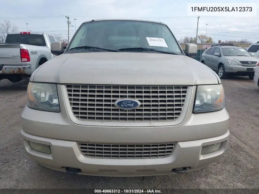 2005 Ford Expedition Limited VIN: 1FMFU205X5LA12373 Lot: 40663312