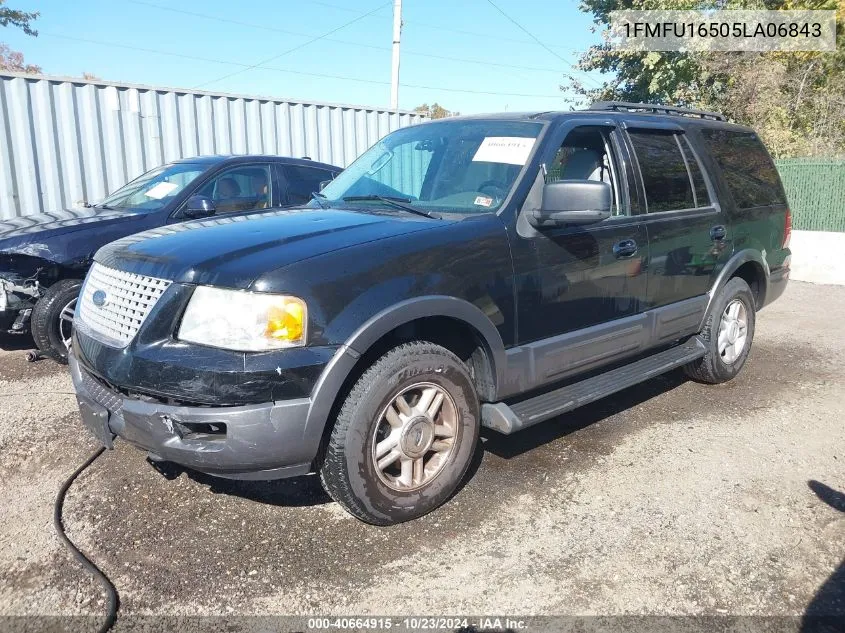 2005 Ford Expedition Nbx/Xlt VIN: 1FMFU16505LA06843 Lot: 40664915