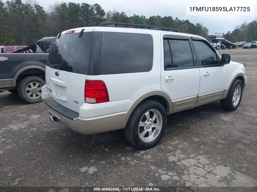 2005 Ford Expedition Eddie Bauer/King Ranch VIN: 1FMFU18595LA17725 Lot: 40692048