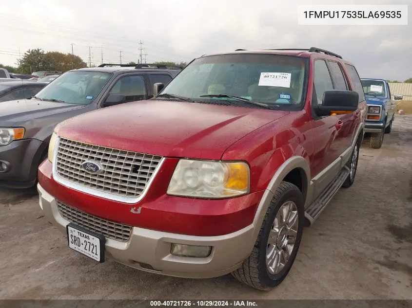 2005 Ford Expedition Eddie Bauer/King Ranch VIN: 1FMPU17535LA69535 Lot: 40721726