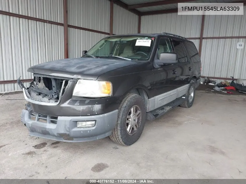 2005 Ford Expedition Xlt VIN: 1FMPU15545LA63309 Lot: 40776152