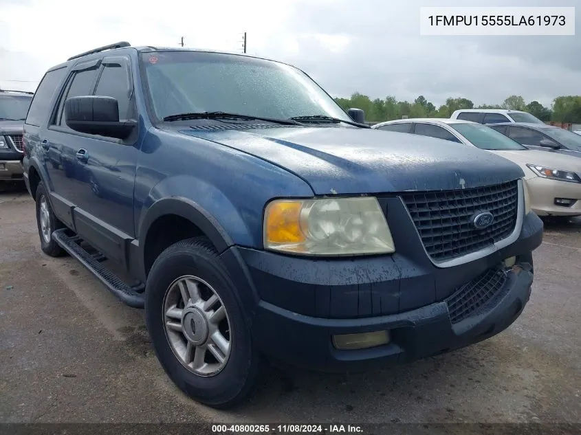 2005 Ford Expedition Xlt VIN: 1FMPU15555LA61973 Lot: 40800265