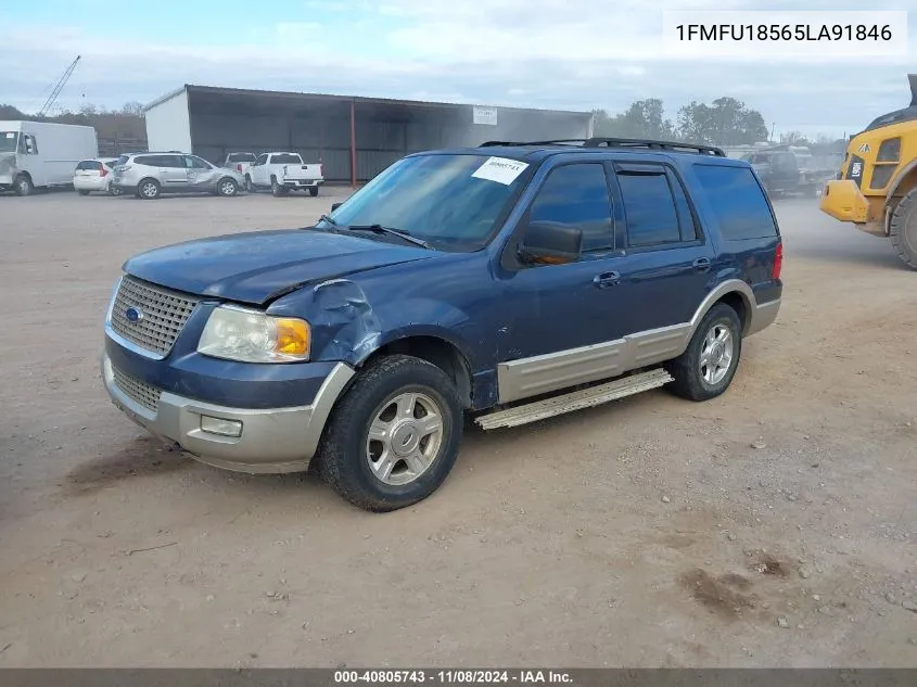 2005 Ford Expedition Eddie Bauer/King Ranch VIN: 1FMFU18565LA91846 Lot: 40805743