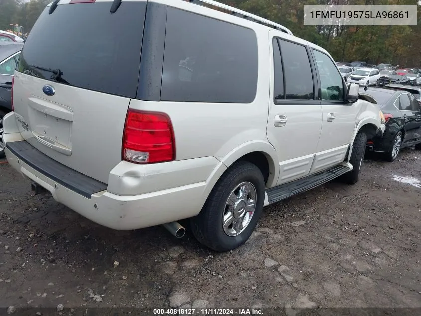 2005 Ford Expedition Limited VIN: 1FMFU19575LA96861 Lot: 40818127