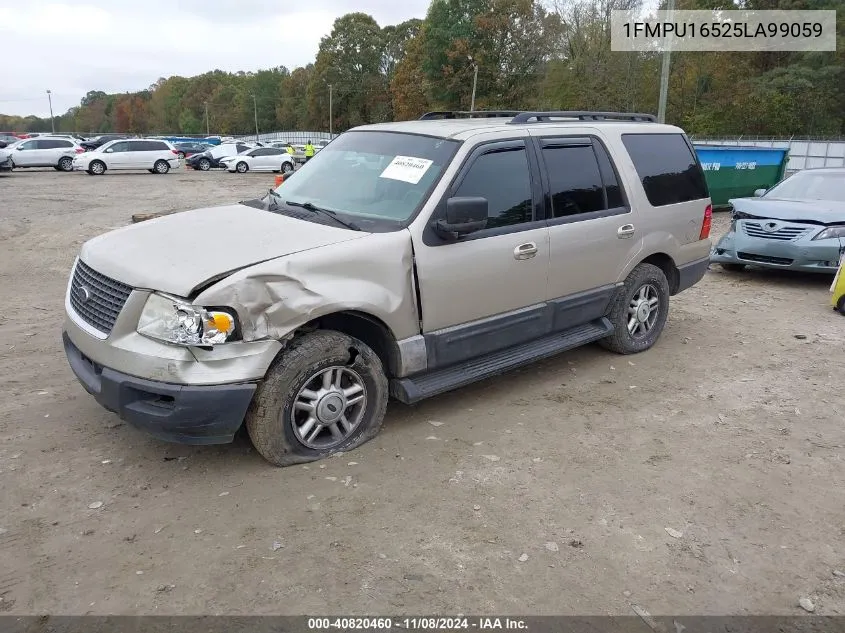 2005 Ford Expedition Nbx/Xlt VIN: 1FMPU16525LA99059 Lot: 40820460