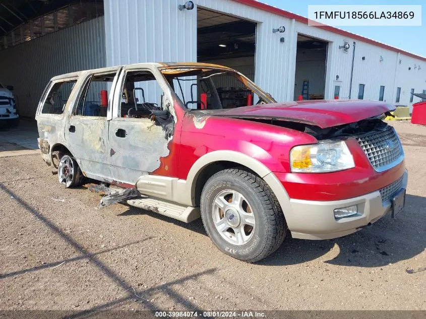 2006 Ford Expedition Eddie Bauer/King Ranch VIN: 1FMFU18566LA34869 Lot: 39984074