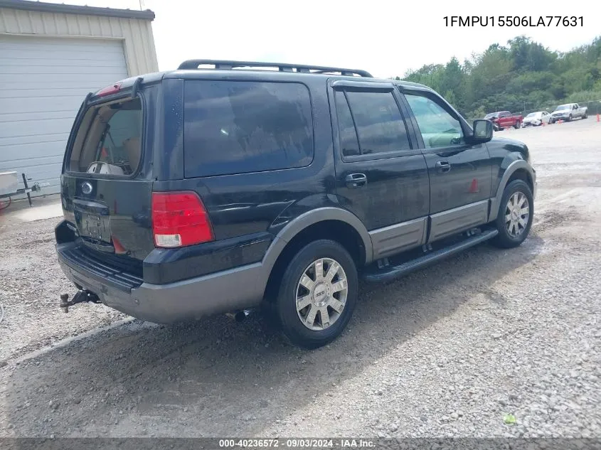 1FMPU15506LA77631 2006 Ford Expedition Xlt/Xlt Sport