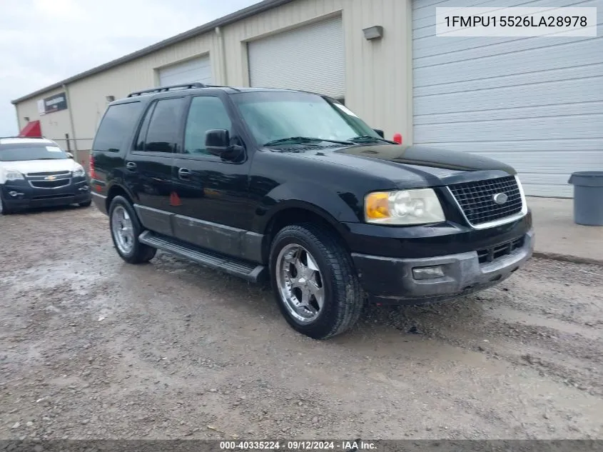 2006 Ford Expedition Xlt/Xlt Sport VIN: 1FMPU15526LA28978 Lot: 40335224