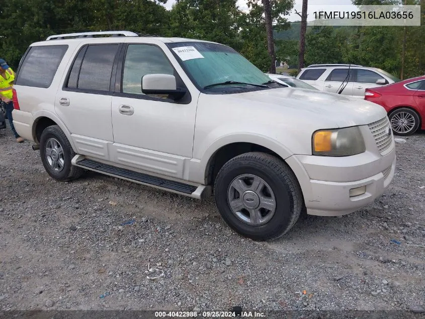 2006 Ford Expedition Limited VIN: 1FMFU19516LA03656 Lot: 40422988