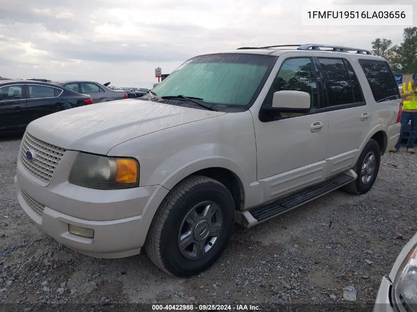 2006 Ford Expedition Limited VIN: 1FMFU19516LA03656 Lot: 40422988