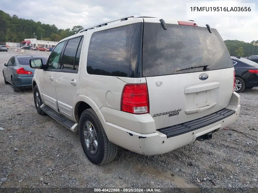 2006 Ford Expedition Limited VIN: 1FMFU19516LA03656 Lot: 40422988