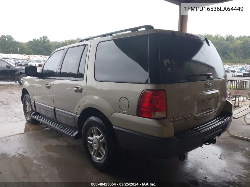 2006 Ford Expedition Xlt/Xlt Sport VIN: 1FMPU16536LA64449 Lot: 40423654