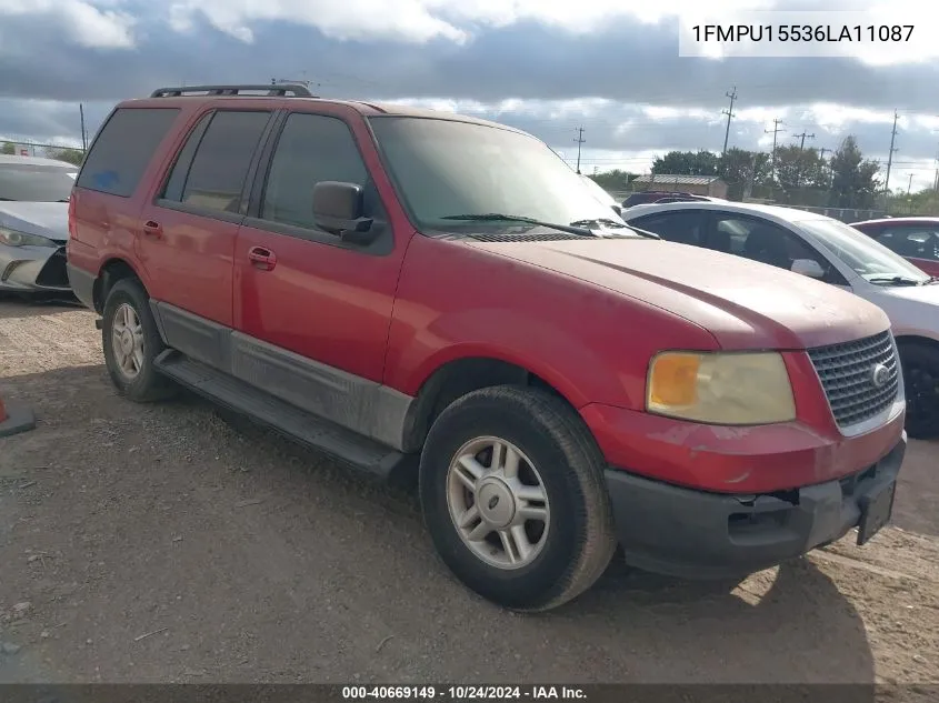 2006 Ford Expedition Xlt/Xlt Sport VIN: 1FMPU15536LA11087 Lot: 40669149