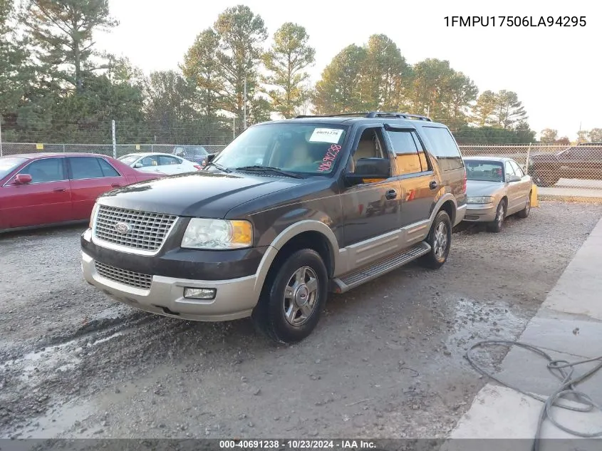 2006 Ford Expedition Eddie Bauer/King Ranch VIN: 1FMPU17506LA94295 Lot: 40691238