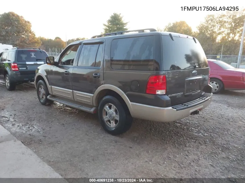 2006 Ford Expedition Eddie Bauer/King Ranch VIN: 1FMPU17506LA94295 Lot: 40691238