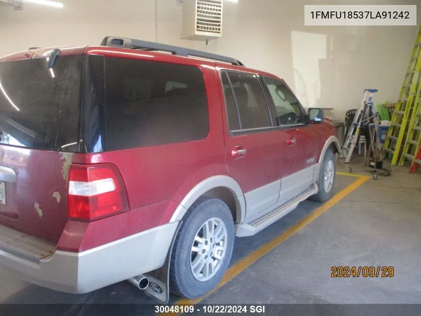 2007 Ford Expedition Eddie Bauer VIN: 1FMFU18537LA91242 Lot: 30048109