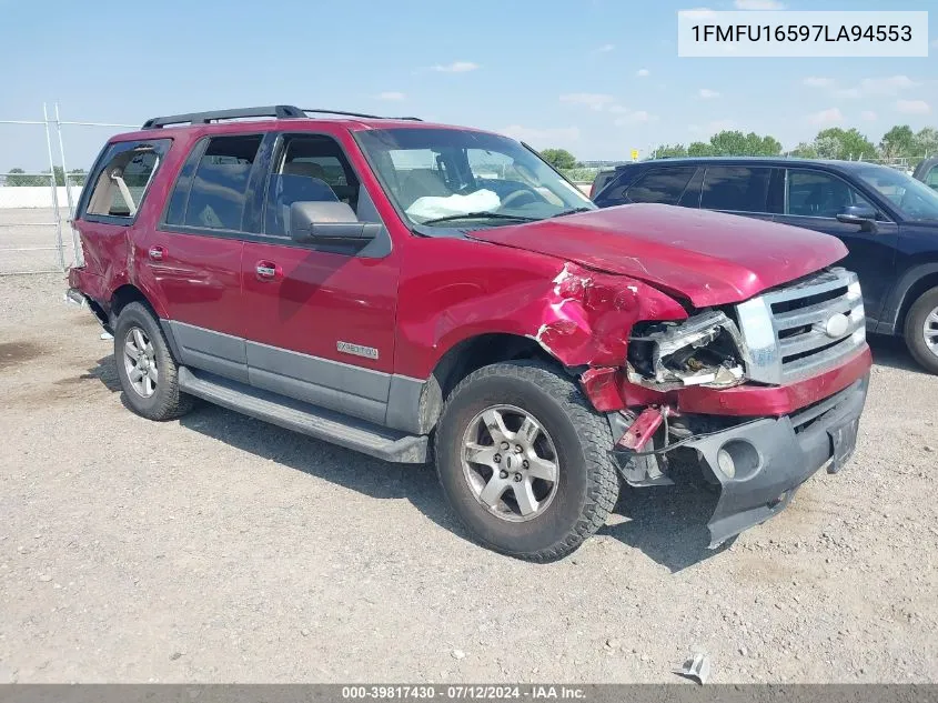 2007 Ford Expedition Xlt VIN: 1FMFU16597LA94553 Lot: 39817430