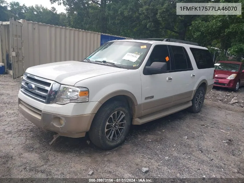 2007 Ford Expedition El Eddie Bauer VIN: 1FMFK17577LA46070 Lot: 39973156