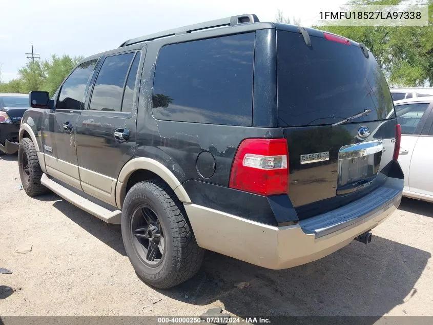 2007 Ford Expedition Eddie Bauer VIN: 1FMFU18527LA97338 Lot: 40000250