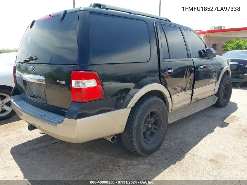 2007 Ford Expedition Eddie Bauer VIN: 1FMFU18527LA97338 Lot: 40000250