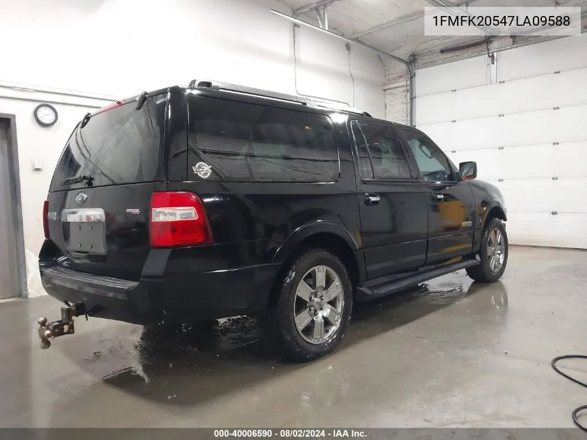 1FMFK20547LA09588 2007 Ford Expedition El Limited