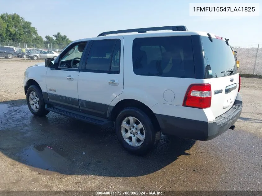 2007 Ford Expedition Xlt VIN: 1FMFU16547LA41825 Lot: 40071172