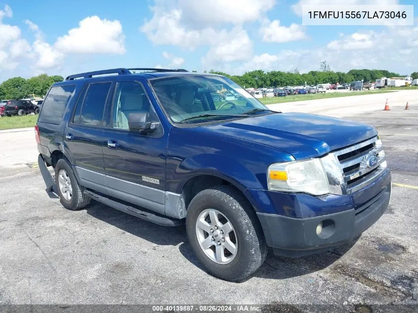 2007 Ford Expedition Xlt VIN: 1FMFU15567LA73046 Lot: 40139887