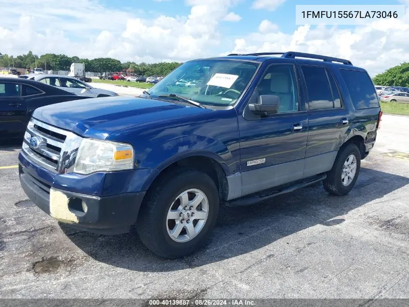 2007 Ford Expedition Xlt VIN: 1FMFU15567LA73046 Lot: 40139887