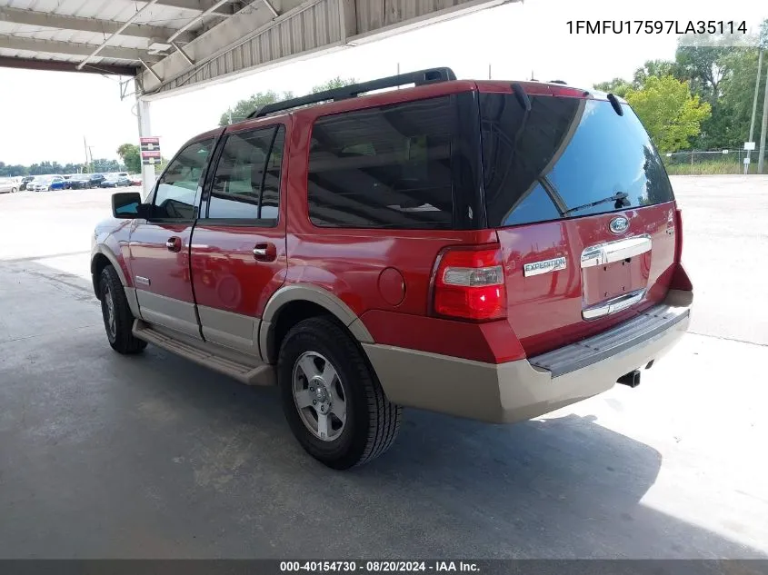 1FMFU17597LA35114 2007 Ford Expedition Eddie Bauer