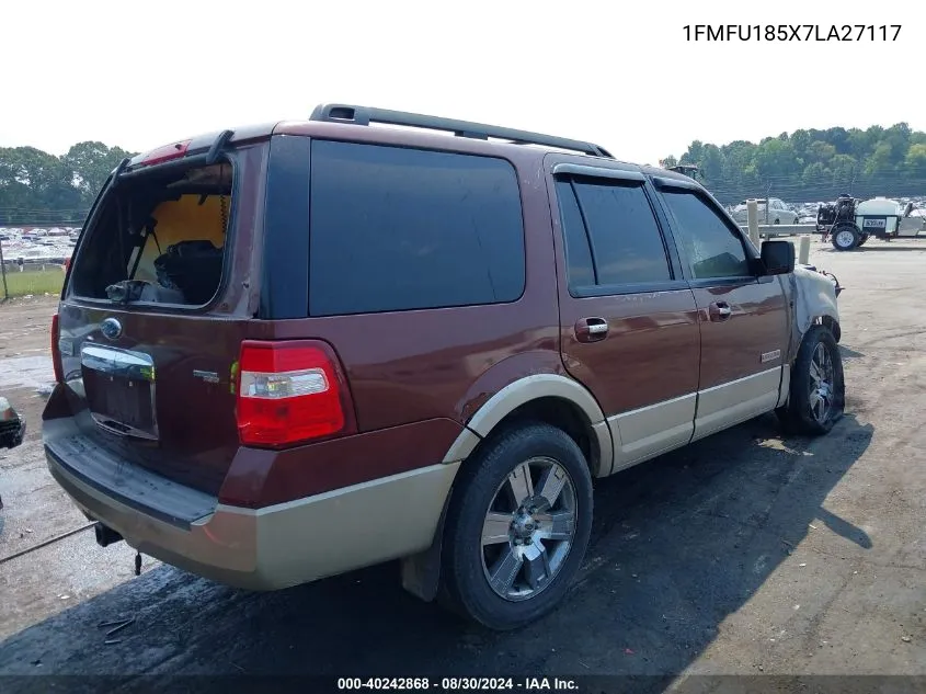 1FMFU185X7LA27117 2007 Ford Expedition Eddie Bauer