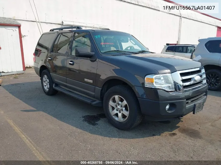 2007 Ford Expedition Xlt VIN: 1FMFU16567LA01407 Lot: 40268755