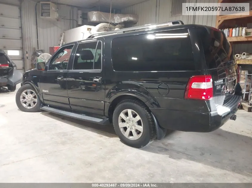 1FMFK20597LA87638 2007 Ford Expedition El Limited