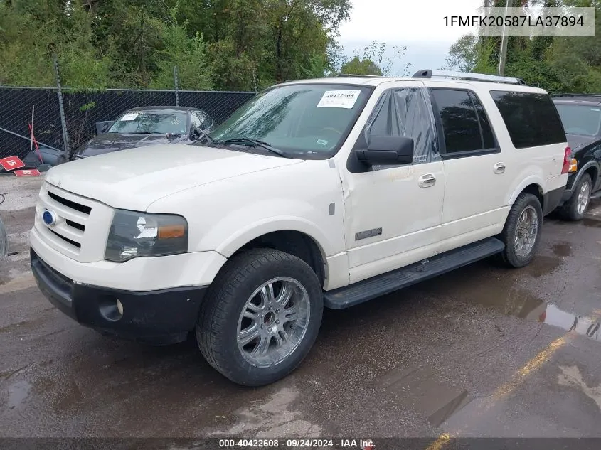 2007 Ford Expedition El Limited VIN: 1FMFK20587LA37894 Lot: 40422608