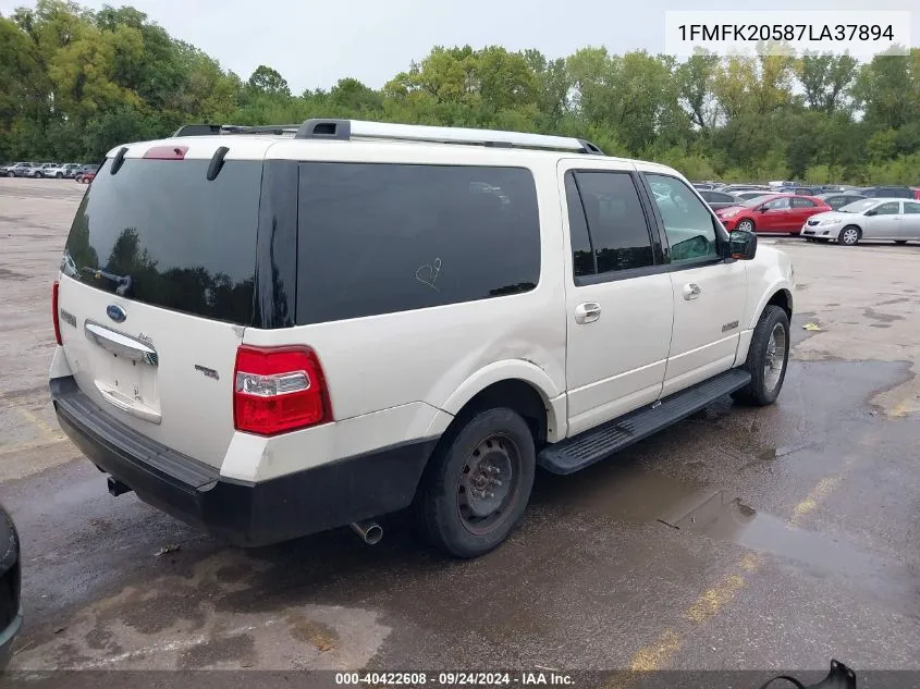 2007 Ford Expedition El Limited VIN: 1FMFK20587LA37894 Lot: 40422608