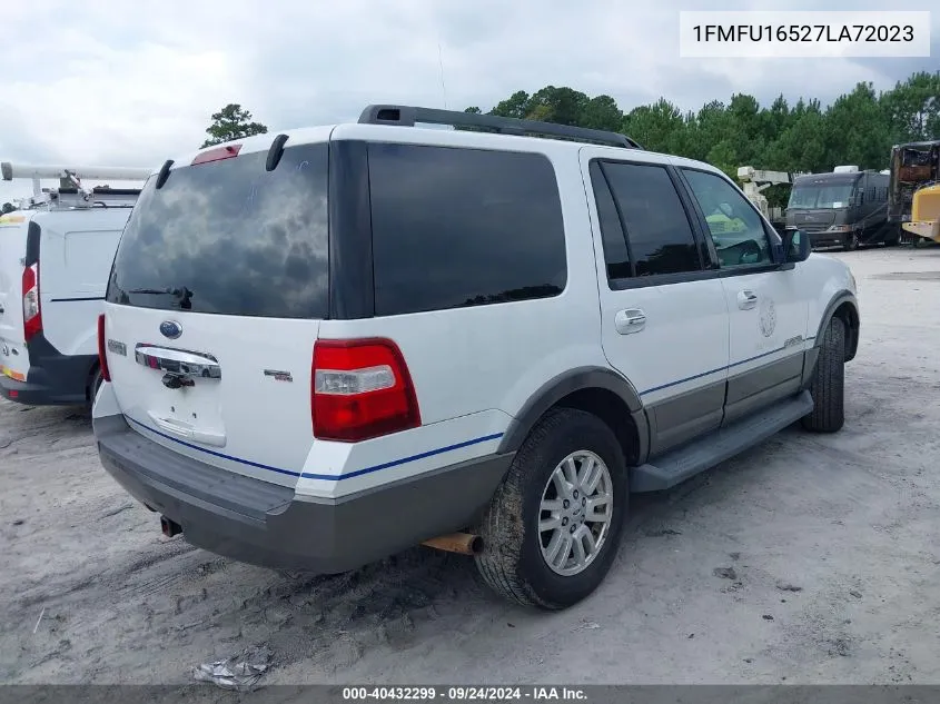 2007 Ford Expedition Xlt VIN: 1FMFU16527LA72023 Lot: 40432299