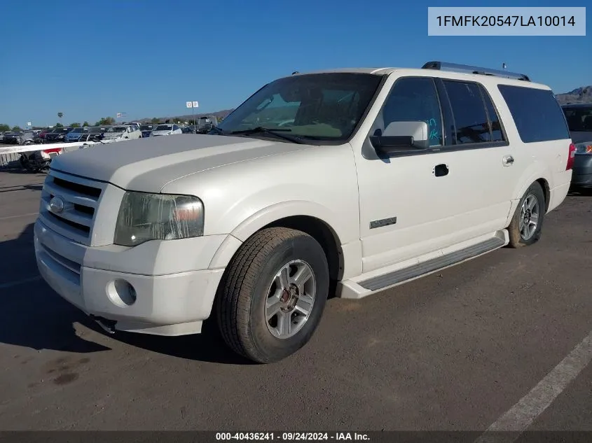 2007 Ford Expedition El Limited VIN: 1FMFK20547LA10014 Lot: 40436241