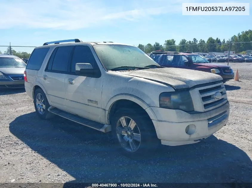 2007 Ford Expedition Limited VIN: 1FMFU20537LA97205 Lot: 40467900