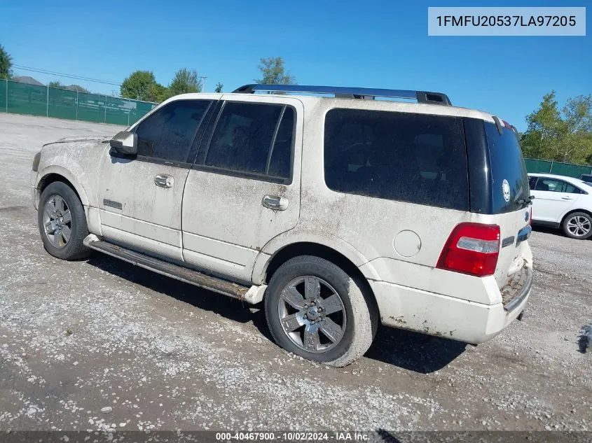 2007 Ford Expedition Limited VIN: 1FMFU20537LA97205 Lot: 40467900